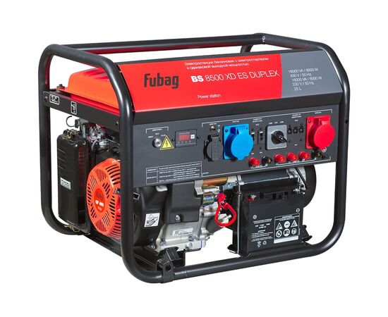  Генератор бензиновый FUBAG BS 8500 XD ES Duplex (641090) 380/220 В, 8.5кВт, с АКБ 