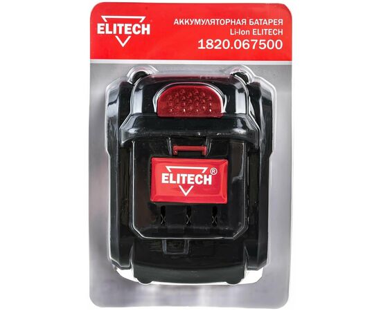  Аккумуляторная батарея ELITECH 14.4 V 4.0Ач  1820.067500 