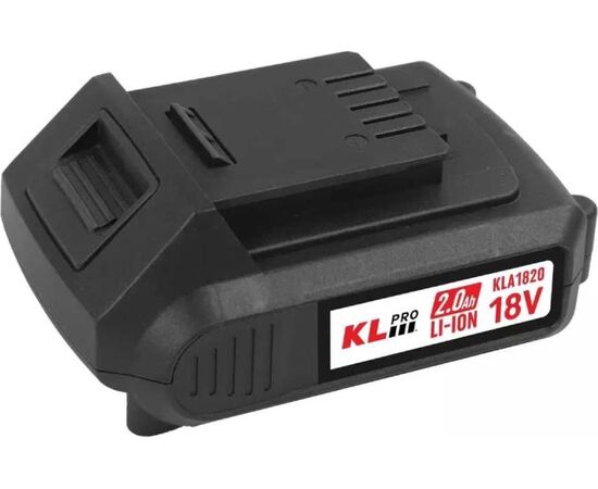  Аккумулятор KLPRO KLA1820 Li-ion 18В/2,0Ач, подходит для любого инструмента 18В 