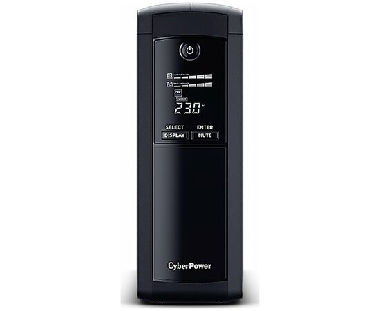  ИБП CyberPower Line-Interactive (VP1600ELCD) 1600VA/960W USB/RS-232/RJ11/45 (4 + 1 EURO) 