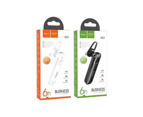  Гарнитура bluetooth HOCO E63 Diamond business (чёрный) 