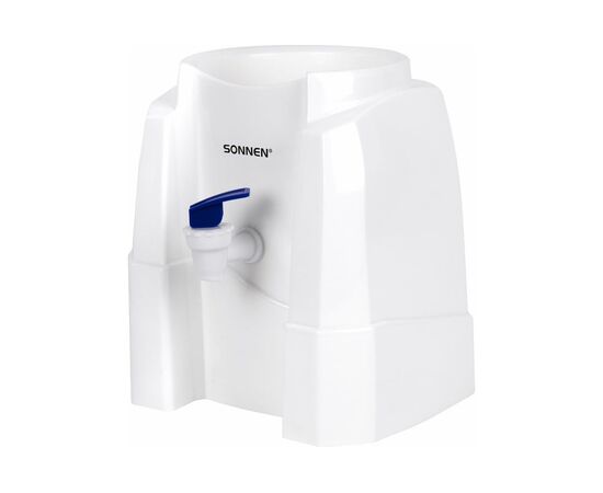  Кулер-водораздатчик SONNEN TS-01W (456175) без нагрева и охлаждения, настольный, 1 кран, белый 