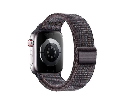  Ремешок HOCO WA25 Original для умных часов APPLE Watch 42/44/45/49mm нейлон синий, тёмный, разноцветный узор 