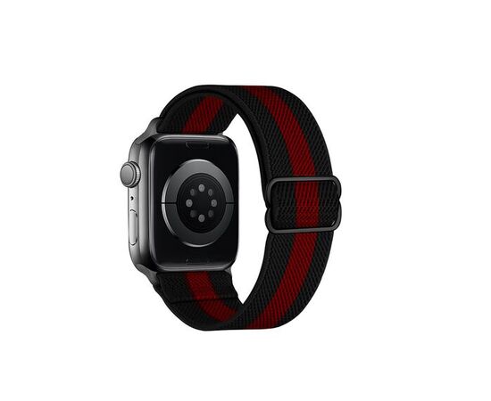  Ремешок HOCO WA04 Fashion для умных часов APPLE Watch 38/40/41/42mm нейлон чёрный, красный 