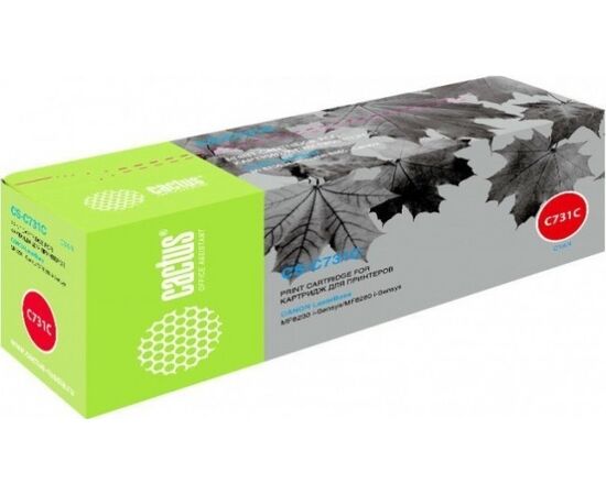  Тонер Картридж Cactus CS-C731C голубой для Canon LaserBase MF8230 i-Sensys/MF8280 i-Sensys (1800стр.) 