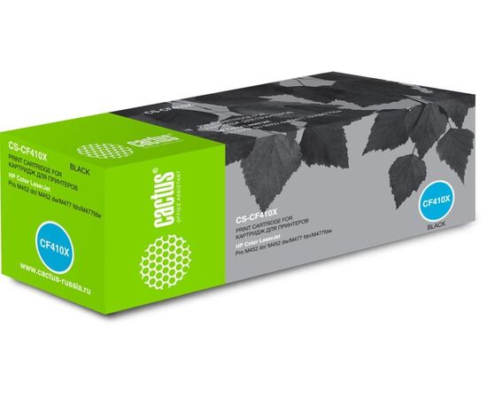  Тонер Картридж Cactus CS-CF410X черный для HP HP CLJ Pro M452dn/M452dw/M477fdn/M477fdw (6500стр.) 