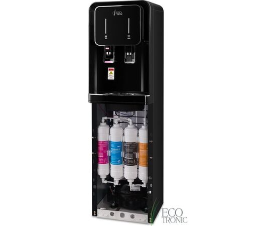  Пурифайер для воды ECOTRONIC A60-U4L напольный, нагрев/охлаждение компрессорное, 2 крана, черный 