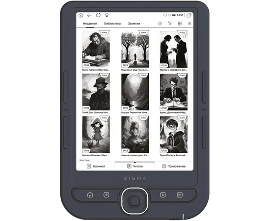  Электронная книга Digma luma 6" темно-серый 