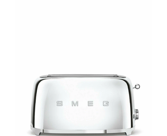  Тостер SMEG TSF02SSEU Стиль 50-х г.г, 4 ломтика, корпус из нержавеющей стали, 6 уровней поджаривания, хром 