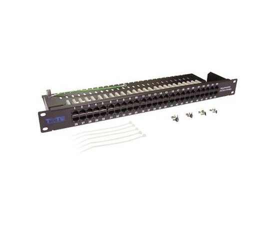  Патч-панель Lanmaster TWT-PP50TEL45 19" 1U 50xRJ45 UTP 