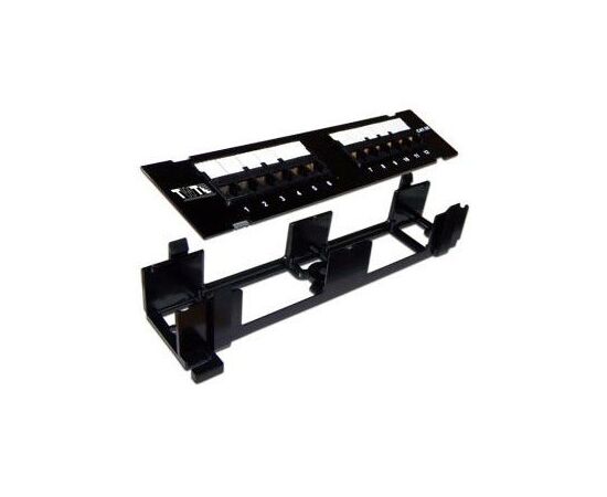  Патч-панель Lanmaster TWT-PP12UTP-H 10" 1U 12xRJ45 кат.5e UTP 