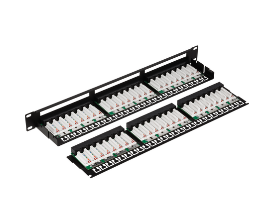  Патч-панель Lanmaster TWT-PP48/1U-U6 19" 1U 48xRJ45 кат.6 UTP 