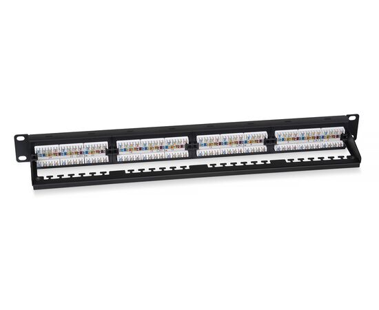 Патч-панель Cabeus PL2-24-Cat.5e-Dual 