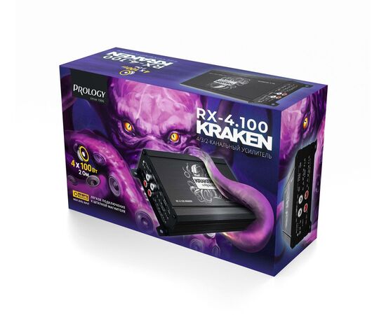  Усилитель автомобильный Prology RX-4.100 Kraken (PRKRX4100) 