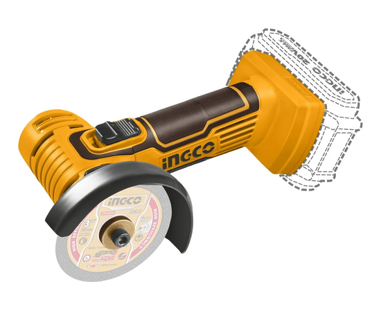  Мини-УШМ CAGLI76012 Акк., 76 мм, P20S(20В) INGCO 