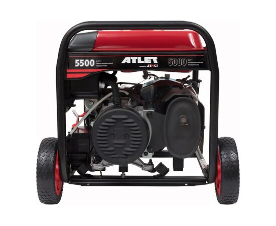 Генератор бензиновый ATLET SC6000-I, 5.5кВт, эл.стартер, колеса и ручки 