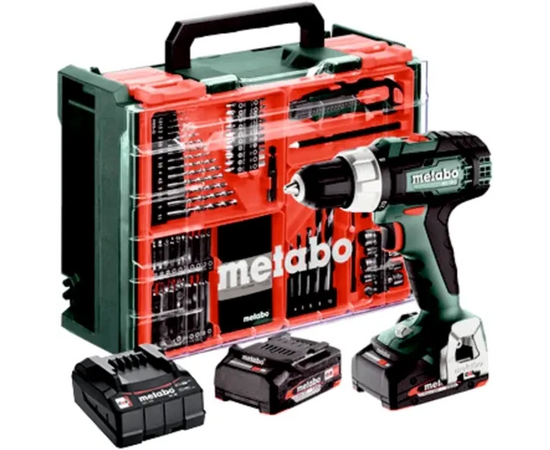  Дрель-шуруповерт Metabo BS 18 L Mobile Workshop аккум. патрон быстрозажимной (кейс в комплекте) 