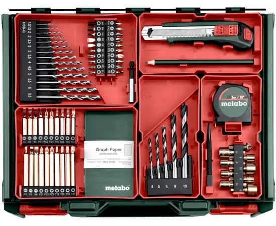  Дрель-шуруповерт Metabo BS 18 L Mobile Workshop аккум. патрон быстрозажимной (кейс в комплекте) 