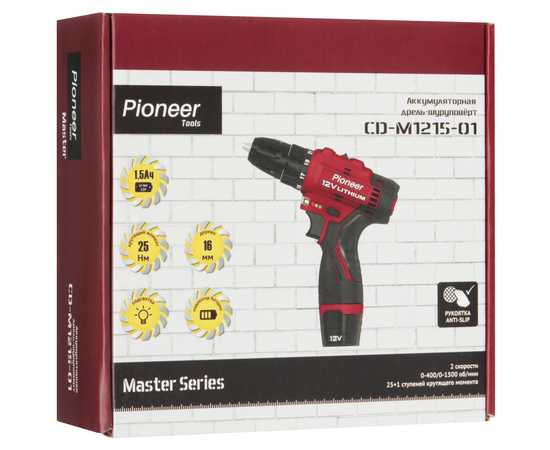  Дрель-шуроповерт Pioneer CD-M1215-01 