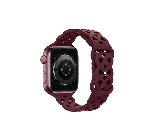  Ремешок HOCO WA09 Flexible для умных часов APPLE Watch 38/40/41/42mm силикон красный 